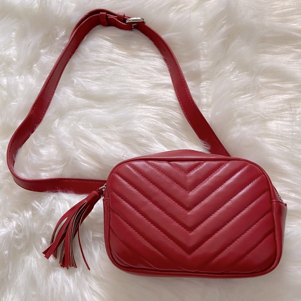 Forever 21 - Red Tassel Belt Bag